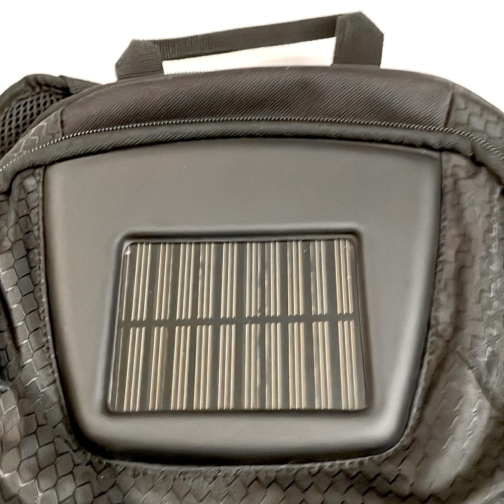 Black Euc Tomtoc Techpack T73 Solar Backpack - image 2